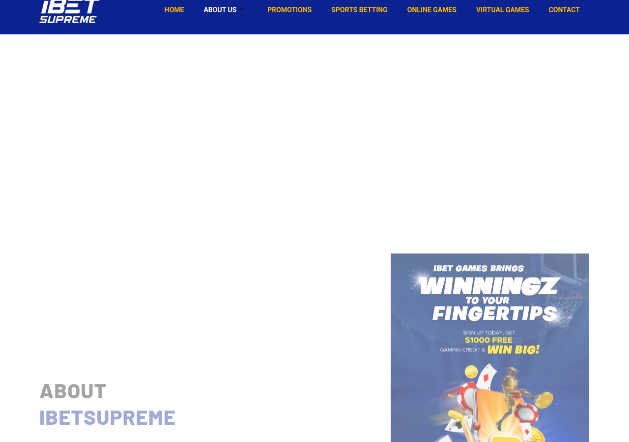Screenshot of iBET Supreme official About page